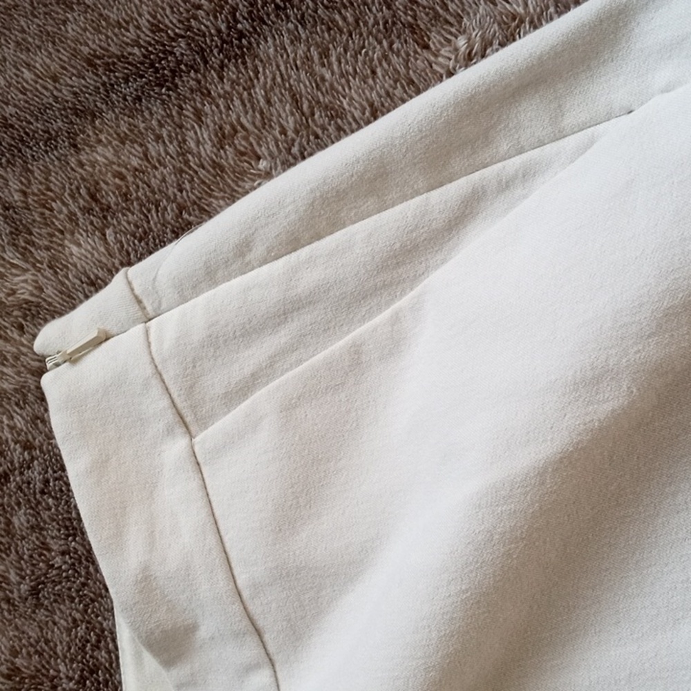 Eileen Fisher Bistretch Twill slim fit pants in Bone - Picture 4 of 10